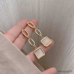 Stud Fashion Geometric Long Tassel Earrings for Women Small Female Design Earring Ear Ring Jewellery