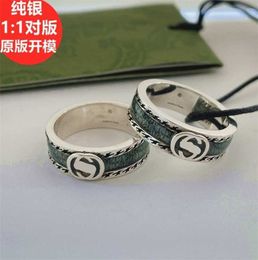 designer jewelry bracelet necklace high quality percha marble green enamel men women with same style lovers personalized old index finger ring