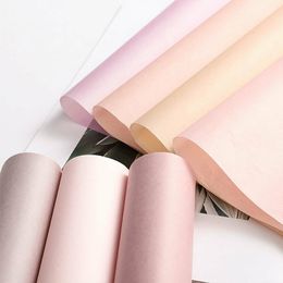 Packaging Paper 20 Sheets/Pack 70*50cm Solid Color Tissue Paper Flowers Wrapping Translucent Paper Gift Florist Pack Wedding Decor DIY Material 230601