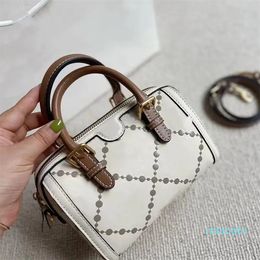 Designer Flower Pattern Single-Shoulder Bag Handbag Womens Luxury Brand Style Leather Retro Women Pillow Pack Messenger Bags