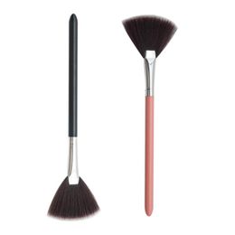 Brushes Factory Outlet Fiber Hair Fanshaped Makeup Brush Powder Painting Beauty Makeup Tools Wholesale Edge Brush