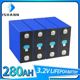 Grade A 3.2V 280K Lifepo4 280Ah Battery High Capacity Deep Cycle Rechargeable Batteri Pack For Home Energy Storage RV Boat Cells