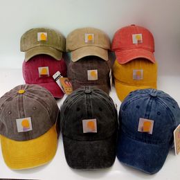 Peaked Cap Summer Leisure Cargo Washed Baseball Cap Men's Fashion Brand Retro Sun Protection Hat Women's Sunshade Caps
