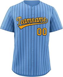Custom Baseball Jersey Personalized Stitched Any Name Any Number Hand Embroidery Jerseys Men Women Youth Oversize Mixed Shipped All Team Light Blue 0206013