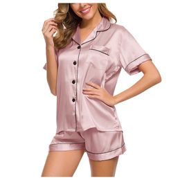 Sexy Pyjamas Satin Silk Pajamas for Women Summer Pyjamas Home Clothes Women Nightwear Pajama Set Long Nightgown 5XL Large Size Sleepwear J230601