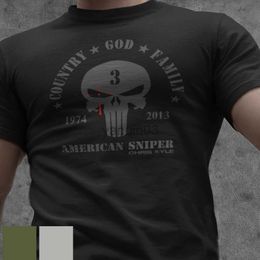 Men's T-Shirts Chris Kyle American Sniper Navy Seals Team 3 US Special Forces T-Shirt. Summer Cotton Short Sleeve O-Neck Mens T Shirt New S-3XL J230602