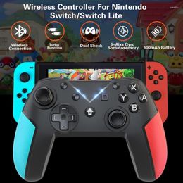 Game Controllers Bluetooth-compatible Gamepad For Switch Pro Android Vibration Controller With Wake-up NS-Switch Console