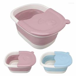 Storage Bags Foot Washing Basin Collapsible Easy To Store Multifunction Soaking Tub Plastic Relief Pressure Thick For Massage