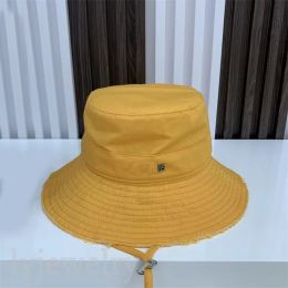 Beanie Hundred Woman Bob Wide Designer Bucket Hat Large Round Brim Summer Outdoor Sunshade Fisherman Lady Cap Trendy