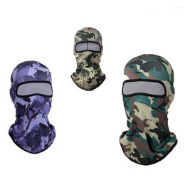 Berets Designer Balaclava Face Mask Windproof Camouflage Hood For Ski Riding Cycling Hunting