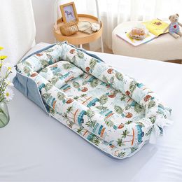 Bed Rails Infant Cotton Cradle Crib born Basket Bassinet Portable Baby Nest for Boys Girls Travel Cot Cushion Cribs 230601