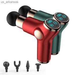 High frequency Massage Gun Muscle Relax Body Relaxation Electric Massager with Portable Bag Therapy Gun for fitness L230523
