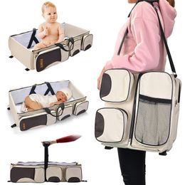 Diaper Bags 3 In 1 Portable Changing Bag Multifunction Baby For Stroller Waterproof Travel Infant 230601