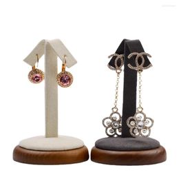 Jewellery Pouches Wood Earrings Display Holder Stand Earring Organiser Dish For Necklace Bracelet Pendant
