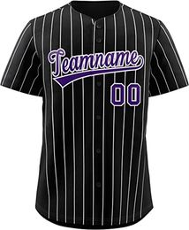 Custom Baseball Jersey Personalised Stitched Any Name Any Number Hand Embroidery Jerseys Men Women Youth Oversize Mixed Shipped All Team Black 0206004