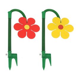 Watering Equipments Garden Flower Sprinkler Dancing Flower Yard Sprinklers Spinning Flower Sprinkler Plastic Material for Watering 230601