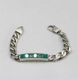 designer jewelry bracelet necklace ring high quality trend year brushed green enamel lovers Bracelet