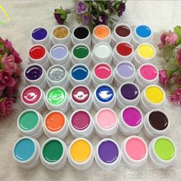 Guns Top Quality 36pcs Nail Art Pure Uv Gel Nail Polish Nail Uv Colour Gel Set Vernis Semi Permanent Esmaltes Permanentes De Uv