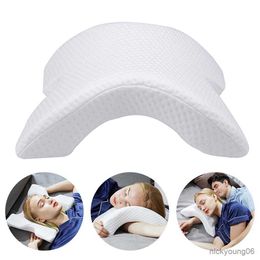Maternity Pillows Curved Pillow for Couples Memory Foam Sleeping Neck Support Cusion Hollow Design Body Hand