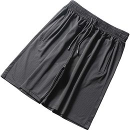 Men's Shorts New cool summer hot selling breathable casual loose and quick drying shorts ice silk men's sports pants P230602