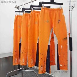 Men's Pants Jeans Galleries Dept Designer Sweatpants Sports 7216b Painted Flare Sweat Pant 8tmu 4gksh 38