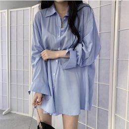 Women's Blouses 2023 Summer Elegant Top Women's Shirt White Loose Oversized Blouse Women Shirts & Female Tops Korean Blusas