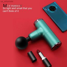 Mini Professional Massage Gun Body Muscle Relaxation Massager High Frequency Electric Massager Office Home Gym Supplies L230523