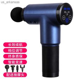 Gun fascia muscle massage gun fitness muscle relaxer electric shock grab vibration relaxation massager L230523