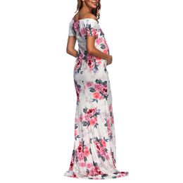 Maternity Dresses 2022 Flower Long Photography Photo Shooting Pregnant Women Summer Beach Wedding Dress G220602 good
