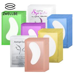 Tools 50pairs/pack New Paper Patches Eyelash Under Eye Pads Lash Eyelash Extension Paper Patches Eye Tips Sticker Wraps Make Up Tools