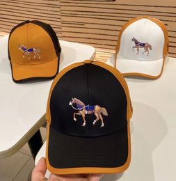 High-quality War Horse embroidery couple baseball cap everything simple duck cap everything sun protection hats Quality