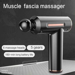 Massage Gun Muscle Massage Gun for Workout Gym Deep Muscle Relaxation Handheld Deep Tissue Massager 5 Speed Settings L230523