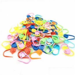 Craft Tools 1000Pc Mix Colour Plastic Knitting Locking Stitch Markers Crochet Latch Needle Clip Hook Drop Delivery Home Garden Arts Cr Dhqu4