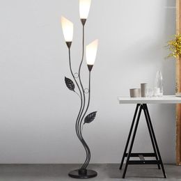 Floor Lamps Fashion Fountain Modern Acrylic LED Lamp Indoor Home Living Room Bedroom Study Bedside Creative Simple Decorative