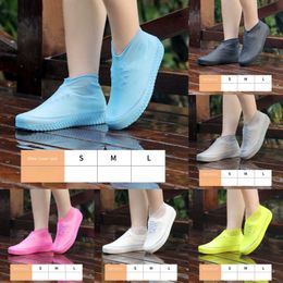 Retails Rain Shoes Cover Silicone WaterProof Foldable And Easy To Carry Slip-resistant Rubber Rain Boot Overshoes Accessories For Outdoor Rainy Day