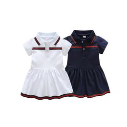 Rompers Top Brand European And American Style Printing Born Baby Romper Spring Autumn Womens Per Dress Skirt Aut Drop Delivery Kids Dhi5N