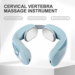 Massaging Neck Pillowws Portable Electric Massager Cervical Spine Releasing Stress Household Machine Pain Relief Comfortable For Body Health Care 230602