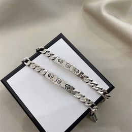 New 2023 designer jewelry necklace ring elf skull couple bracelet with letters as old Xiao Zhan same Bracelet