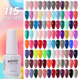 Gel Arte Clavo115 Colours Gel Nail Polish Set 8ml Gel Varnish for Nail Art Design Manicure Hybrid Varnish Uv Led Gel Nail Lacquer