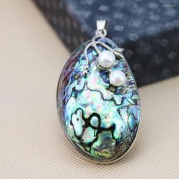 Pendant Necklaces 36 57mm Prevalent Abalone Natural Seashells Sea Shells Pendants Making Jewelry Crafts Women Girls Gifts DIY