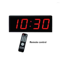 Wall Clocks 3'' 4 Digits LED COUNTDOWN/COUNT UP CLOCK Digital REMOTE CONTROL With Stopwatch Alarms