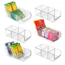 Storage Bottles Food Containers Pantry Organiser Transparent Kitchen Organisation For PET Refrigerator Box Spice Pouches