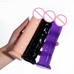 Sex Toy Massager Erotic Soft Jelly Dildo Anal Butt Plug Realistic Strong Suction Cup Adult Toys G-spot Orgasm Big Penis for Shop