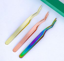 Brushes Eyelashes Extension Applicator Stainless Steel False Eyelash Applicator Remover Nipper Tweezer Clip Makeup Tool