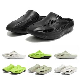 Designer MMW x 005 Men Slippers Sandals Slides Slip-On Flip Flops Black White Light Bone Green Mens Summer Slipper Slide Sandal Shoes max size us 11