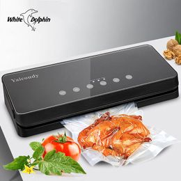 Machine White Dolphin Best Portable Food Vacuum Sealer with Free Bags 10pcs Sealing Hine Packaging Hine