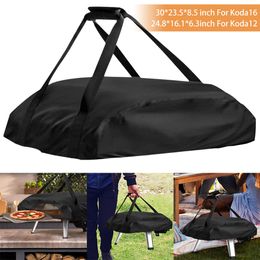 BBQ Tools Accessories Pizza Oven Cover for Ooni Koda 12 16 Portable 420D Oxford Fabric Waterproof Pizza Oven Dustproof Covers BBQ Accessories 230601