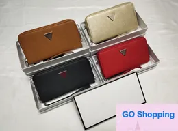 High-end New Fashion Wallet Solid Color Trendy Women's Handbag Multi-Compartment Card Holder Coin Purse Wholesale