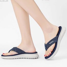 Women Fashion Thickened Non Slip Beach Summer Comfortable Walking Flip Flop Rubber Sandals Women S for Women Sandals Wide L230518