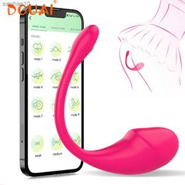 Wireless Bluetooth Dildo Vibrator for Women APP Remote Control G Spot Wearable Vibrating Panties Adult Sex Toys for Couple L230518